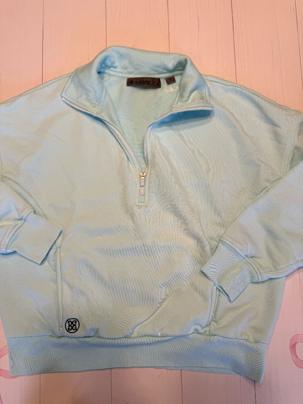 G/Fore Pray for Birdies boxy 1/4 zip pullover Size S